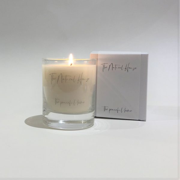 candle – 150g peaceful – square